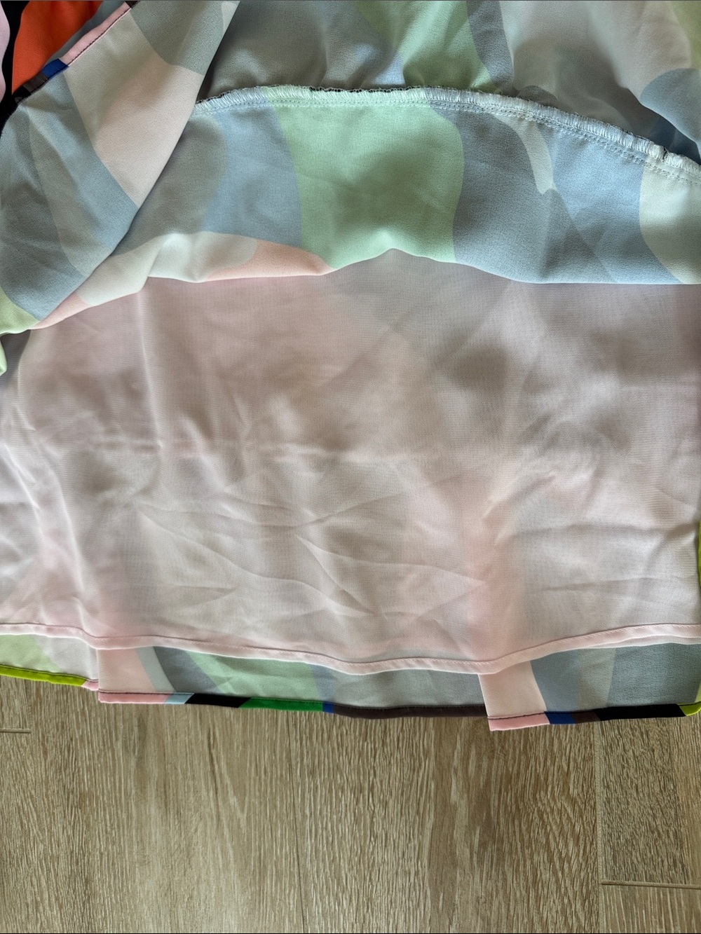 Crosby by Millie Burch Colorful Tiered Dress S - Picture 11 of 15